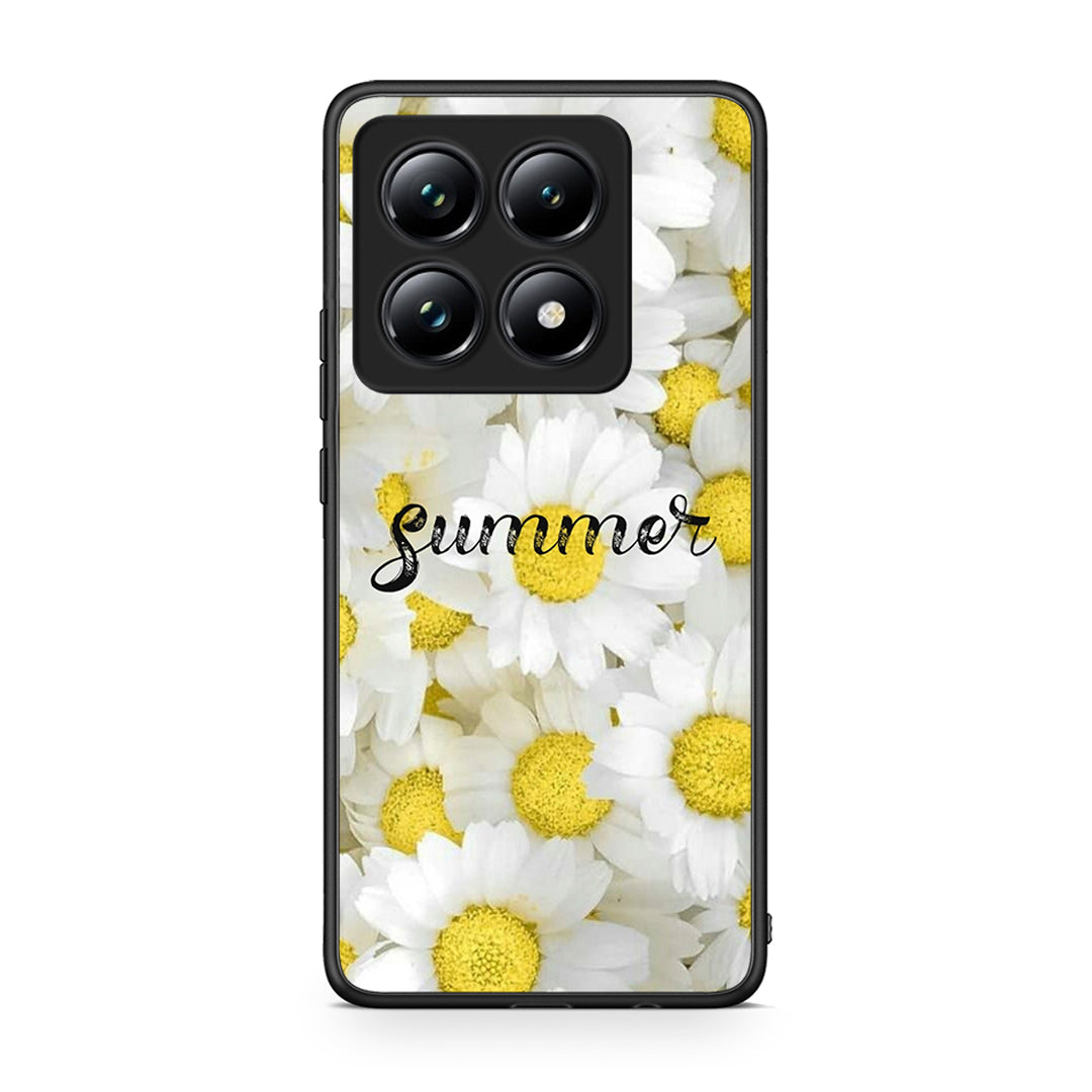 Xiaomi 14T Pro Summer Daisies Θήκη από τη Smartfits με σχέδιο στο πίσω μέρος και μαύρο περίβλημα | Smartphone case with colorful back and black bezels by Smartfits