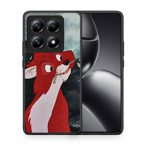 Θήκη Xiaomi 14T Pro Tod And Vixey Love 1 από τη Smartfits με σχέδιο στο πίσω μέρος και μαύρο περίβλημα | Xiaomi 14T Pro Tod And Vixey Love 1 case with colorful back and black bezels