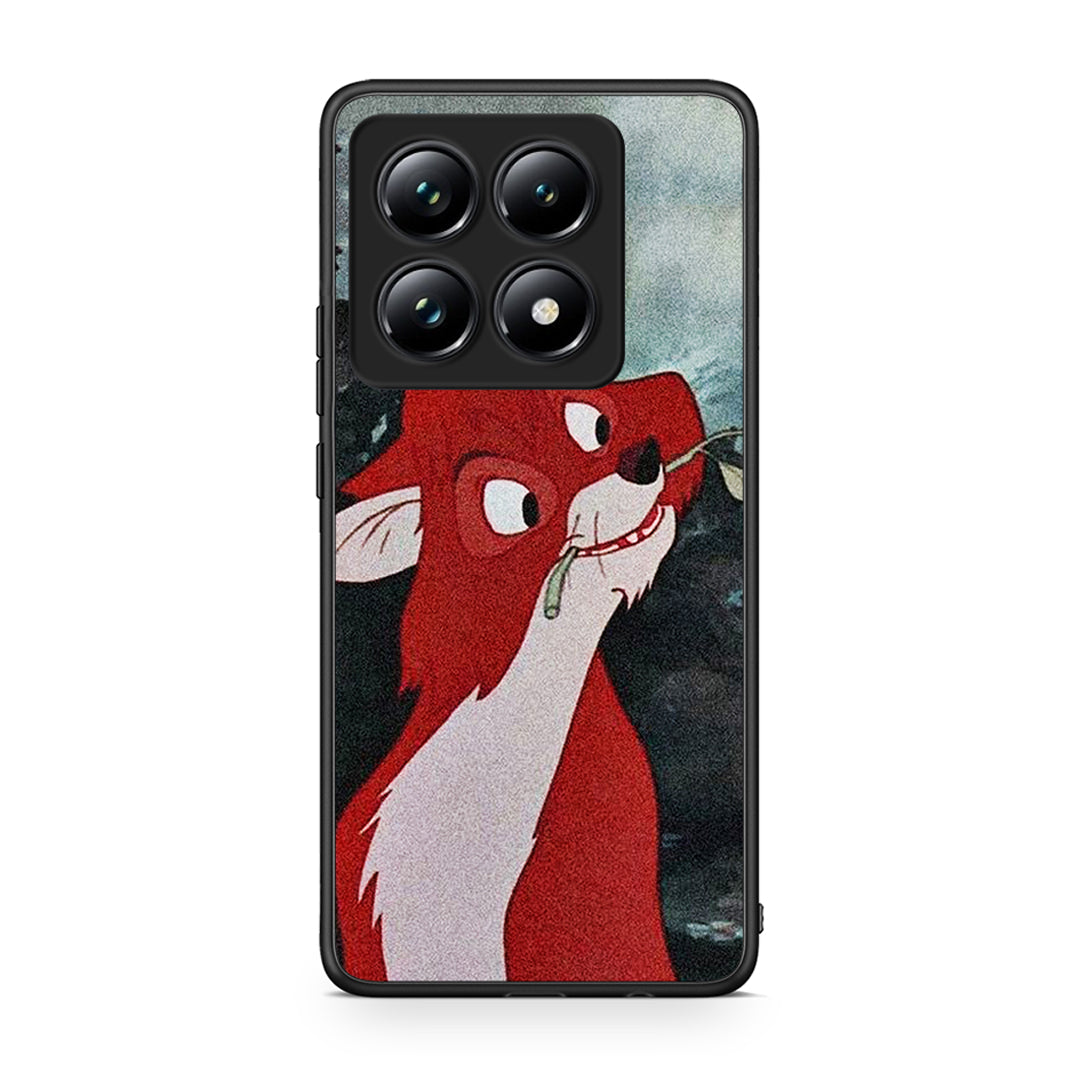 Xiaomi 14T Pro Tod And Vixey Love 1 θήκη από τη Smartfits με σχέδιο στο πίσω μέρος και μαύρο περίβλημα | Smartphone case with colorful back and black bezels by Smartfits