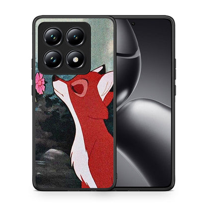 Θήκη Xiaomi 14T Pro Tod And Vixey Love 2 από τη Smartfits με σχέδιο στο πίσω μέρος και μαύρο περίβλημα | Xiaomi 14T Pro Tod And Vixey Love 2 case with colorful back and black bezels