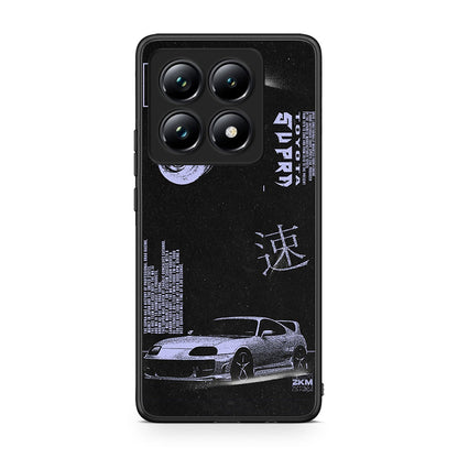 Xiaomi 14T Pro Tokyo Drift Θήκη Αγίου Βαλεντίνου από τη Smartfits με σχέδιο στο πίσω μέρος και μαύρο περίβλημα | Smartphone case with colorful back and black bezels by Smartfits