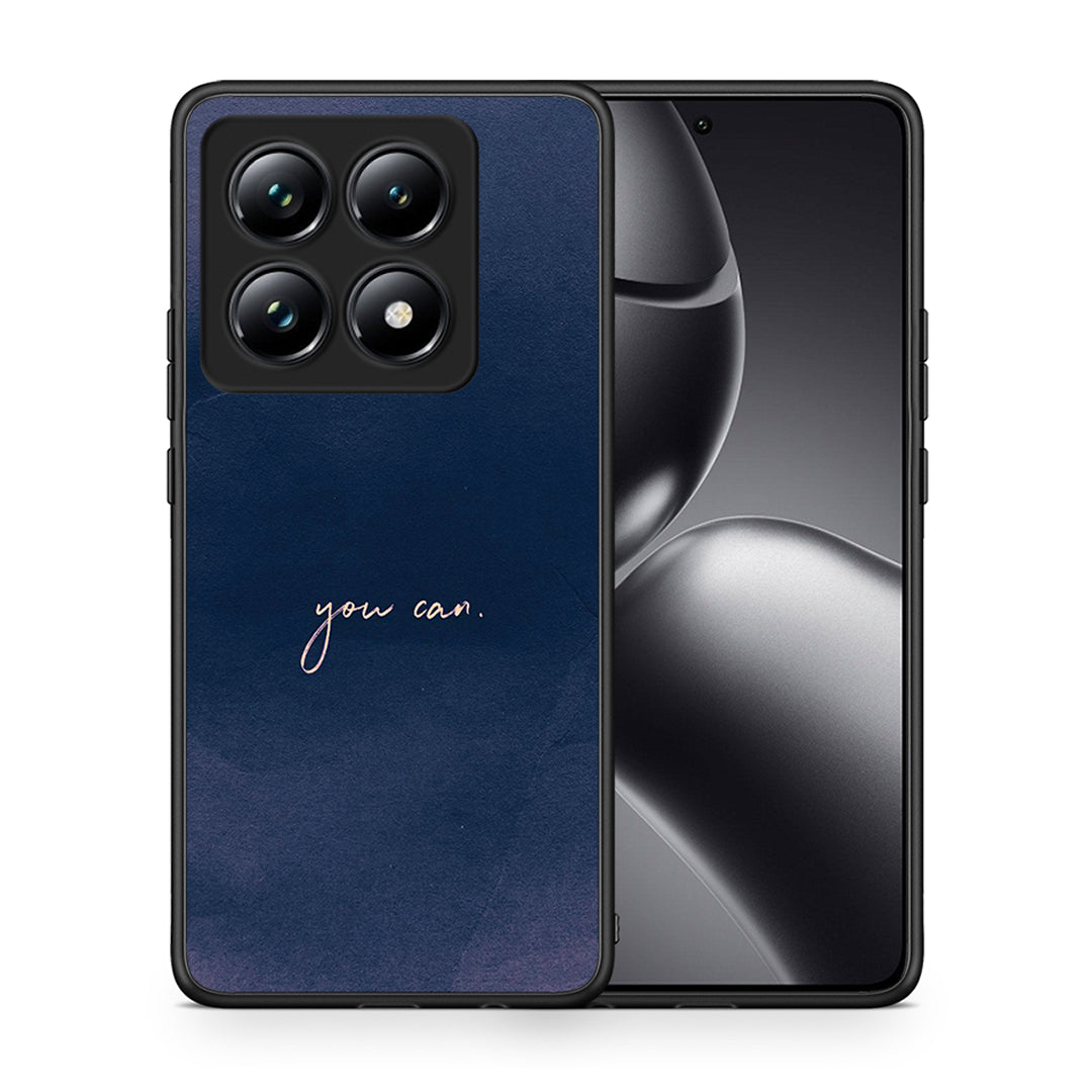 Θήκη Xiaomi 14T Pro You Can από τη Smartfits με σχέδιο στο πίσω μέρος και μαύρο περίβλημα | Xiaomi 14T Pro You Can case with colorful back and black bezels