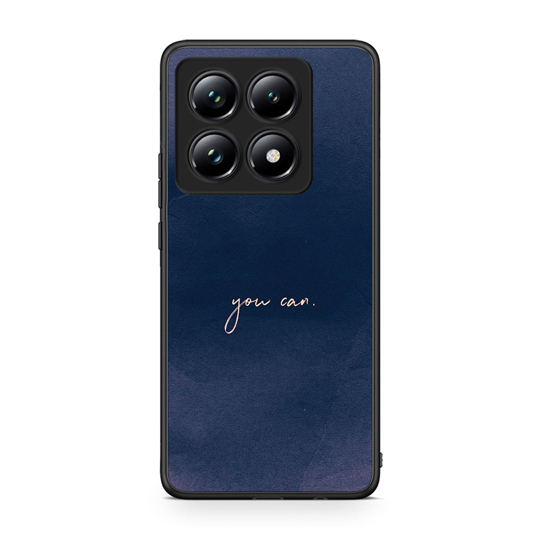 Xiaomi 14T Pro You Can θήκη από τη Smartfits με σχέδιο στο πίσω μέρος και μαύρο περίβλημα | Smartphone case with colorful back and black bezels by Smartfits