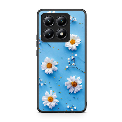 Xiaomi 14T Real Daisies θήκη από τη Smartfits με σχέδιο στο πίσω μέρος και μαύρο περίβλημα | Smartphone case with colorful back and black bezels by Smartfits