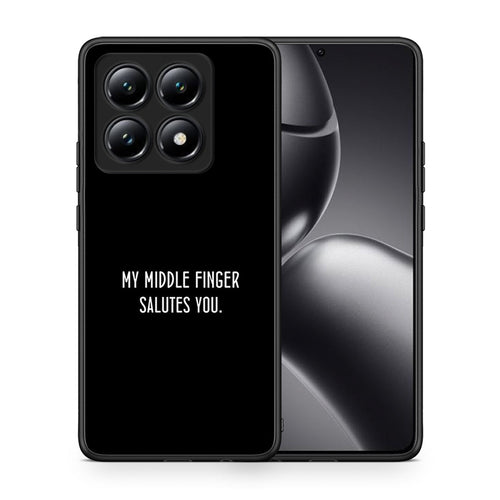 Θήκη Xiaomi 14T Salute από τη Smartfits με σχέδιο στο πίσω μέρος και μαύρο περίβλημα | Xiaomi 14T Salute case with colorful back and black bezels