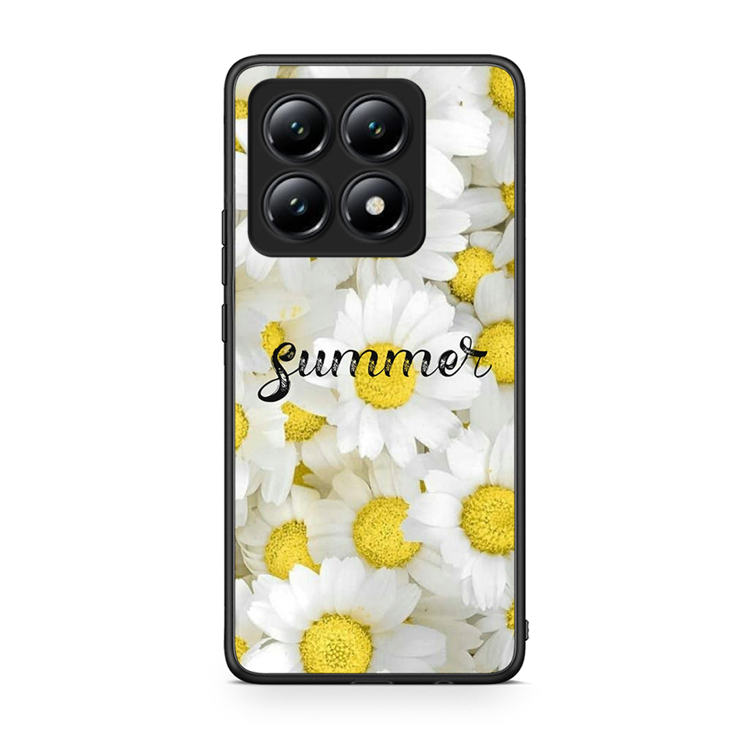 Xiaomi 14T Summer Daisies Θήκη από τη Smartfits με σχέδιο στο πίσω μέρος και μαύρο περίβλημα | Smartphone case with colorful back and black bezels by Smartfits