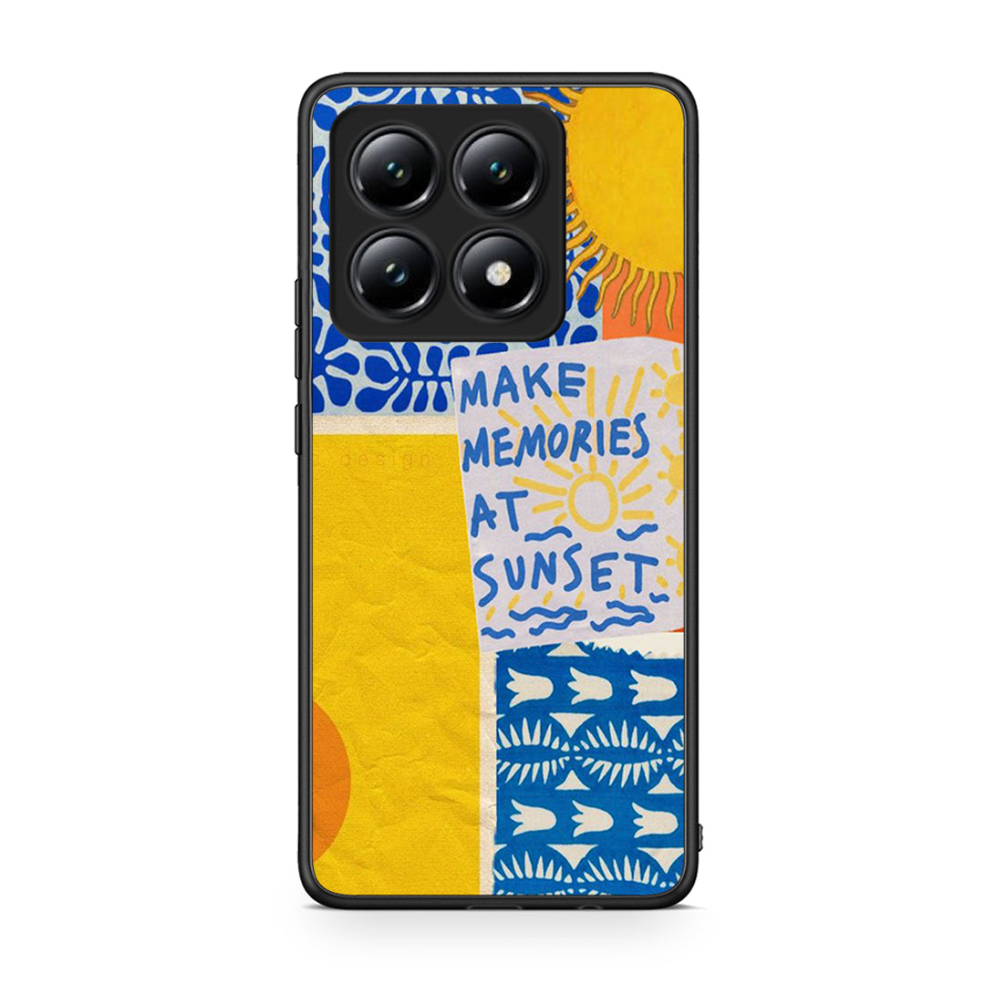 Xiaomi 14T Sunset Memories Θήκη από τη Smartfits με σχέδιο στο πίσω μέρος και μαύρο περίβλημα | Smartphone case with colorful back and black bezels by Smartfits