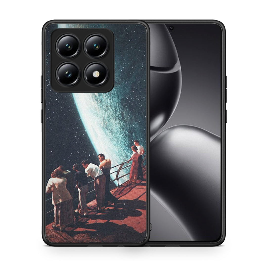 Θήκη Xiaomi 14T Surreal View από τη Smartfits με σχέδιο στο πίσω μέρος και μαύρο περίβλημα | Xiaomi 14T Surreal View case with colorful back and black bezels