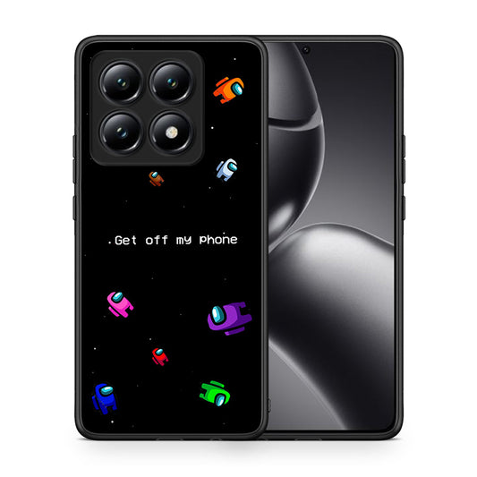 Θήκη Xiaomi 14T AFK Text από τη Smartfits με σχέδιο στο πίσω μέρος και μαύρο περίβλημα | Xiaomi 14T AFK Text case with colorful back and black bezels