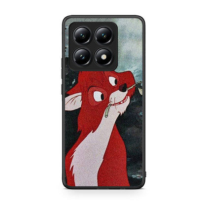 Xiaomi 14T Tod And Vixey Love 1 θήκη από τη Smartfits με σχέδιο στο πίσω μέρος και μαύρο περίβλημα | Smartphone case with colorful back and black bezels by Smartfits