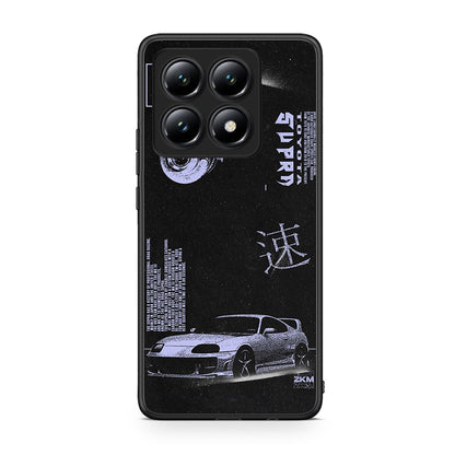 Xiaomi 14T Tokyo Drift Θήκη Αγίου Βαλεντίνου από τη Smartfits με σχέδιο στο πίσω μέρος και μαύρο περίβλημα | Smartphone case with colorful back and black bezels by Smartfits