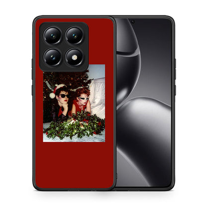 Θήκη Xiaomi 14T Waiting For Xmas από τη Smartfits με σχέδιο στο πίσω μέρος και μαύρο περίβλημα | Xiaomi 14T Waiting For Xmas case with colorful back and black bezels