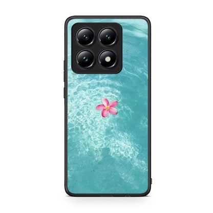 Xiaomi 14T Water Flower Θήκη από τη Smartfits με σχέδιο στο πίσω μέρος και μαύρο περίβλημα | Smartphone case with colorful back and black bezels by Smartfits