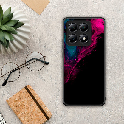 Watercolor Pink Black - Xiaomi 14T θήκη