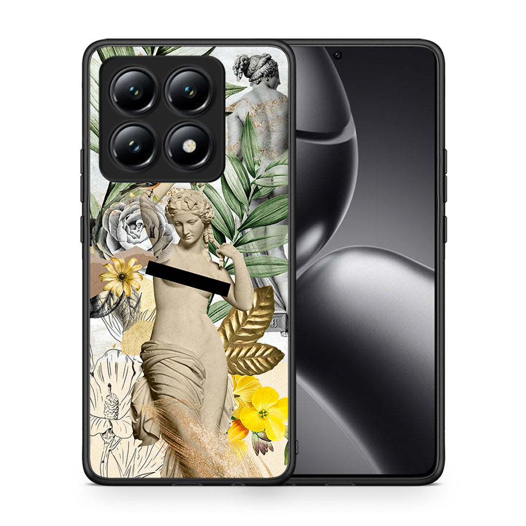 Θήκη Xiaomi 14T Woman Statue από τη Smartfits με σχέδιο στο πίσω μέρος και μαύρο περίβλημα | Xiaomi 14T Woman Statue case with colorful back and black bezels