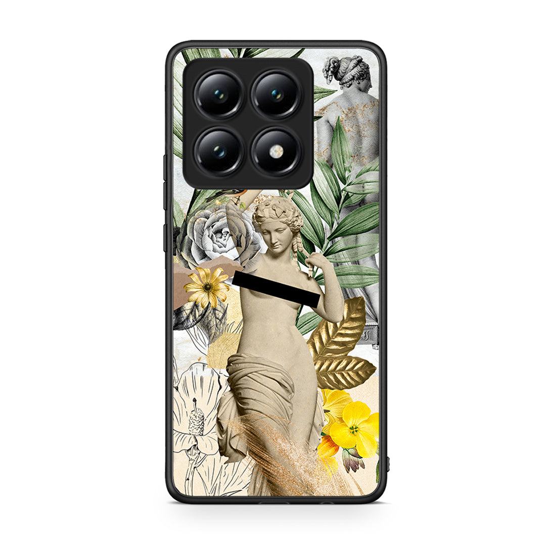 Xiaomi 14T Woman Statue θήκη από τη Smartfits με σχέδιο στο πίσω μέρος και μαύρο περίβλημα | Smartphone case with colorful back and black bezels by Smartfits