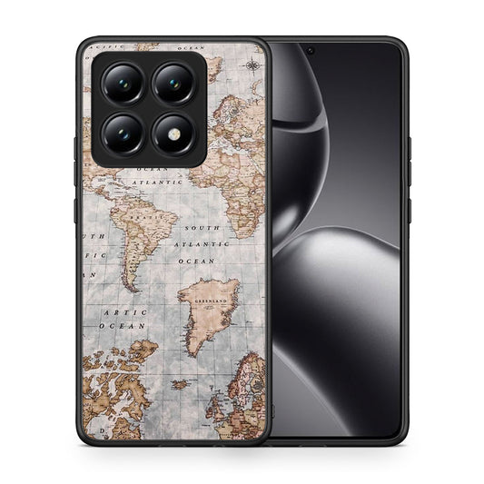 World Map - Xiaomi 14T θήκη