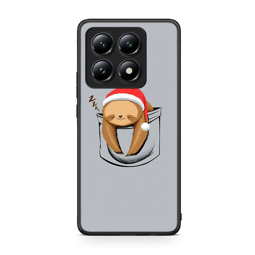 Xiaomi 14T Xmas Zzzz θήκη από τη Smartfits με σχέδιο στο πίσω μέρος και μαύρο περίβλημα | Smartphone case with colorful back and black bezels by Smartfits
