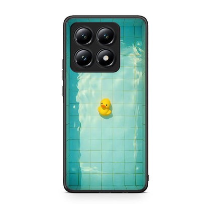 Xiaomi 14T Yellow Duck θήκη από τη Smartfits με σχέδιο στο πίσω μέρος και μαύρο περίβλημα | Smartphone case with colorful back and black bezels by Smartfits