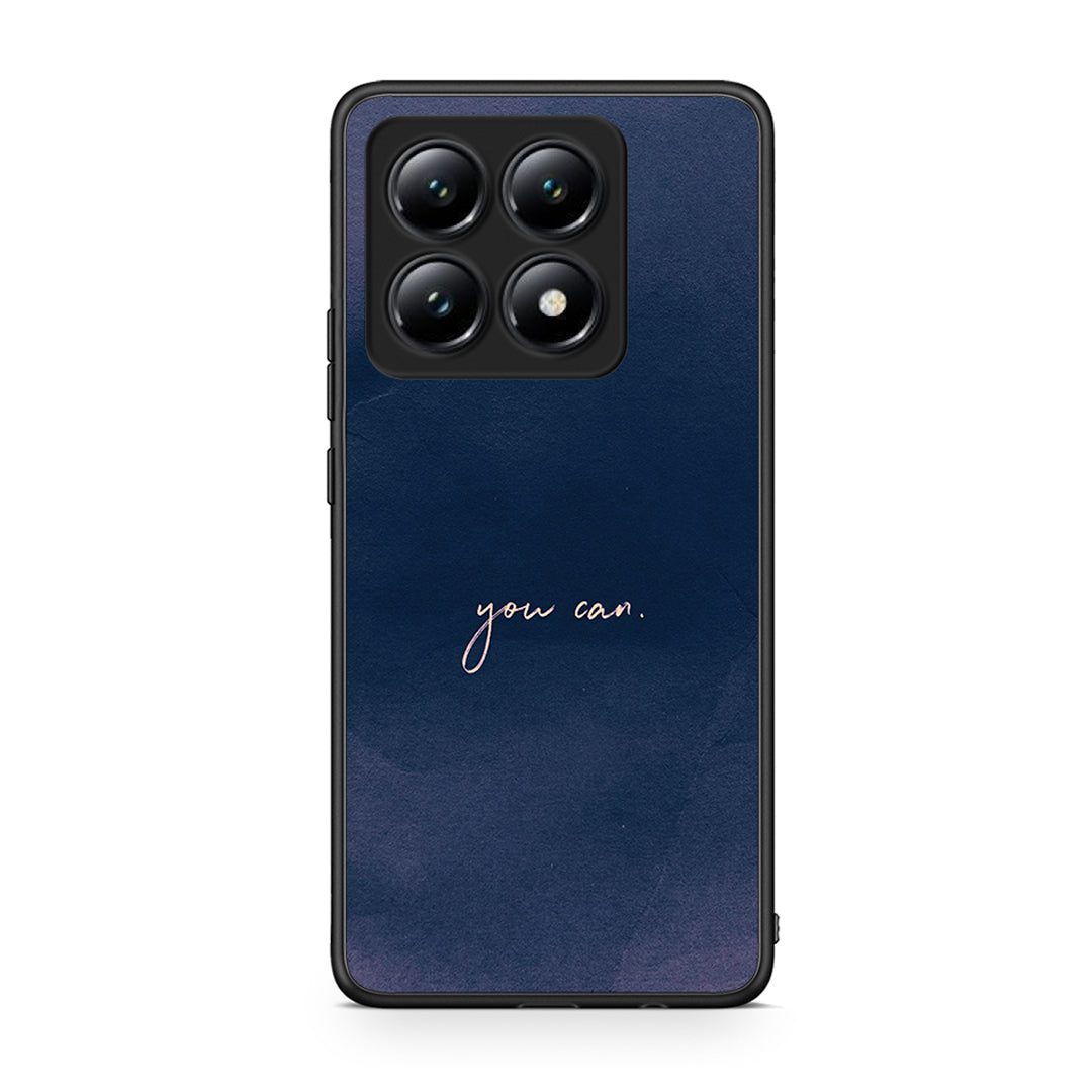 Xiaomi 14T You Can θήκη από τη Smartfits με σχέδιο στο πίσω μέρος και μαύρο περίβλημα | Smartphone case with colorful back and black bezels by Smartfits