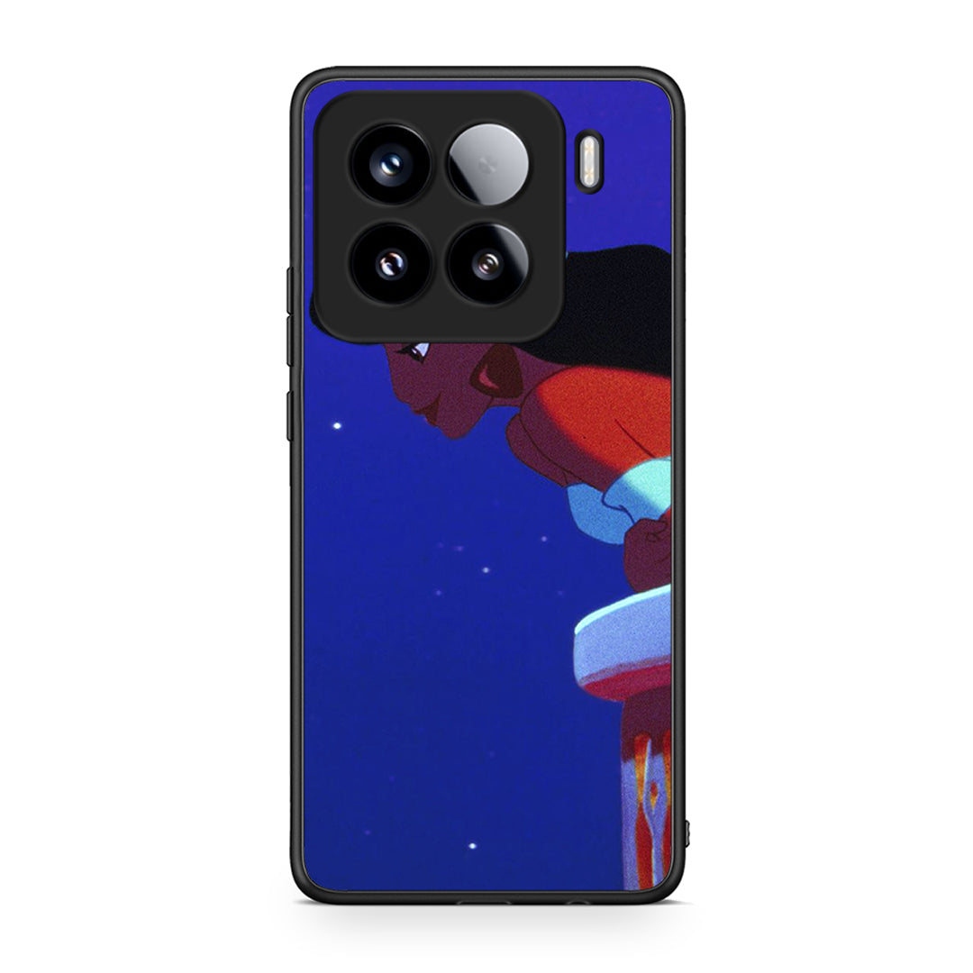 Xiaomi 15 Alladin And Jasmine Love 2 θήκη από τη Smartfits με σχέδιο στο πίσω μέρος και μαύρο περίβλημα | Smartphone case with colorful back and black bezels by Smartfits