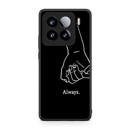 Xiaomi 15 Always & Forever 1 Θήκη Αγίου Βαλεντίνου από τη Smartfits με σχέδιο στο πίσω μέρος και μαύρο περίβλημα | Smartphone case with colorful back and black bezels by Smartfits