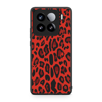 4 - Xiaomi 15 Red Leopard Animal case, cover, bumper