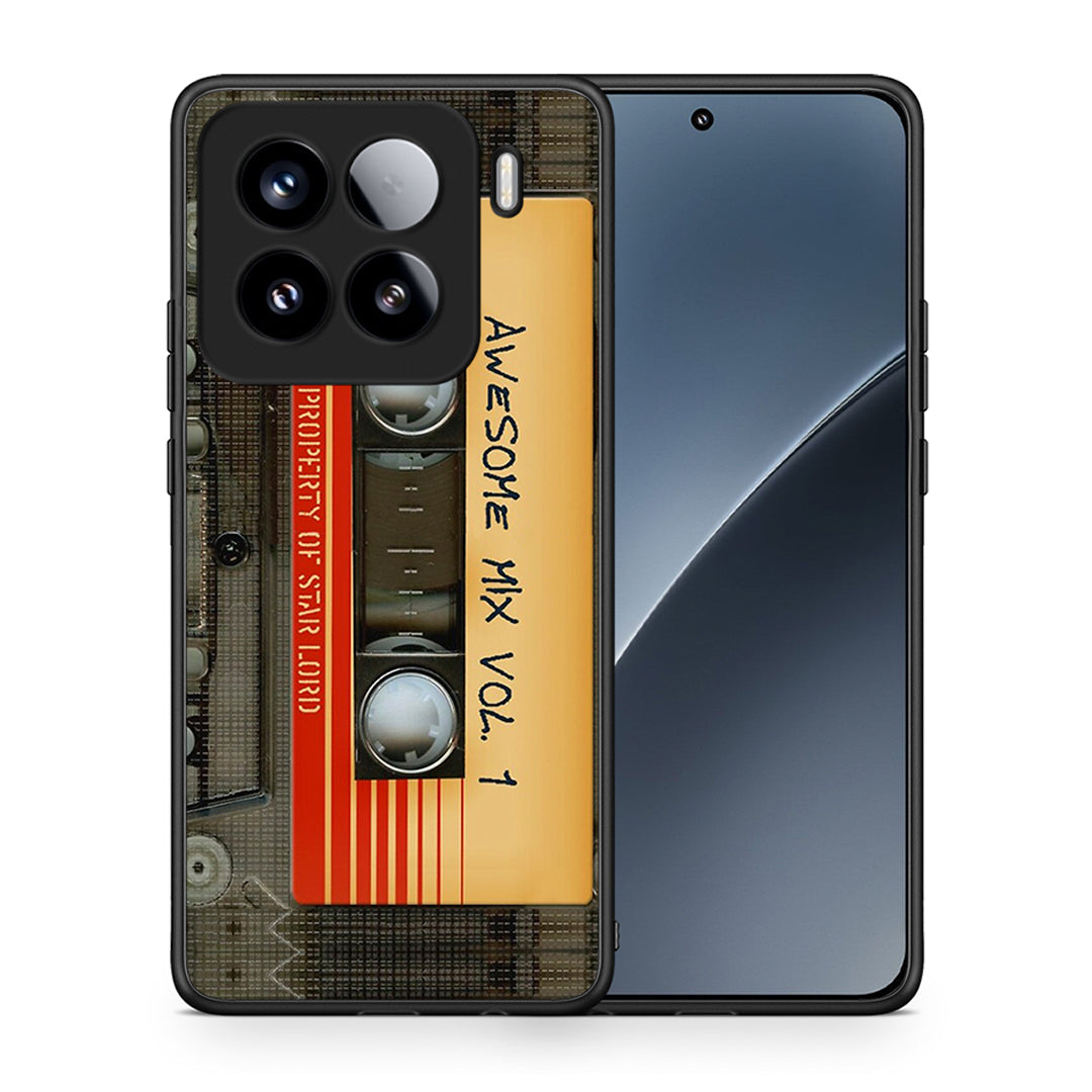 Θήκη Xiaomi 15 Awesome Mix από τη Smartfits με σχέδιο στο πίσω μέρος και μαύρο περίβλημα | Xiaomi 15 Awesome Mix case with colorful back and black bezels