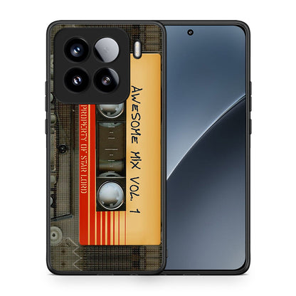 Θήκη Xiaomi 15 Awesome Mix από τη Smartfits με σχέδιο στο πίσω μέρος και μαύρο περίβλημα | Xiaomi 15 Awesome Mix case with colorful back and black bezels