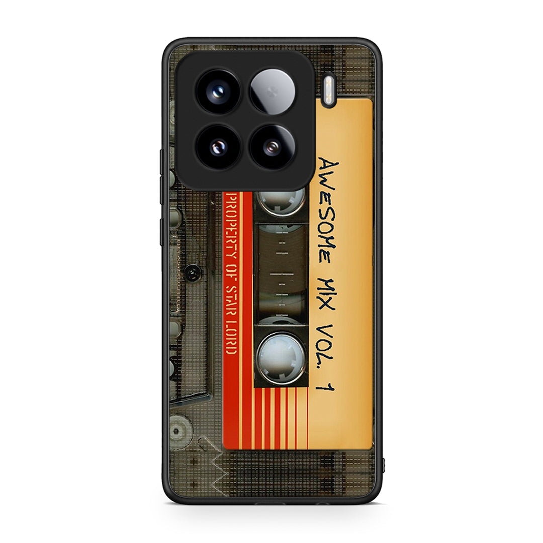 Xiaomi 15 Awesome Mix θήκη από τη Smartfits με σχέδιο στο πίσω μέρος και μαύρο περίβλημα | Smartphone case with colorful back and black bezels by Smartfits