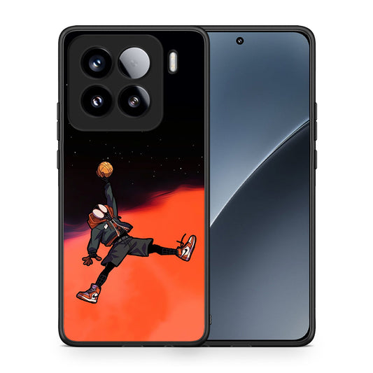 Θήκη Xiaomi 15 Basketball Hero από τη Smartfits με σχέδιο στο πίσω μέρος και μαύρο περίβλημα | Xiaomi 15 Basketball Hero case with colorful back and black bezels