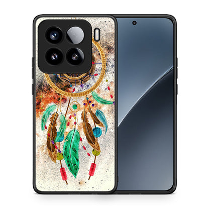 Θήκη Xiaomi 15 DreamCatcher Boho από τη Smartfits με σχέδιο στο πίσω μέρος και μαύρο περίβλημα | Xiaomi 15 DreamCatcher Boho case with colorful back and black bezels