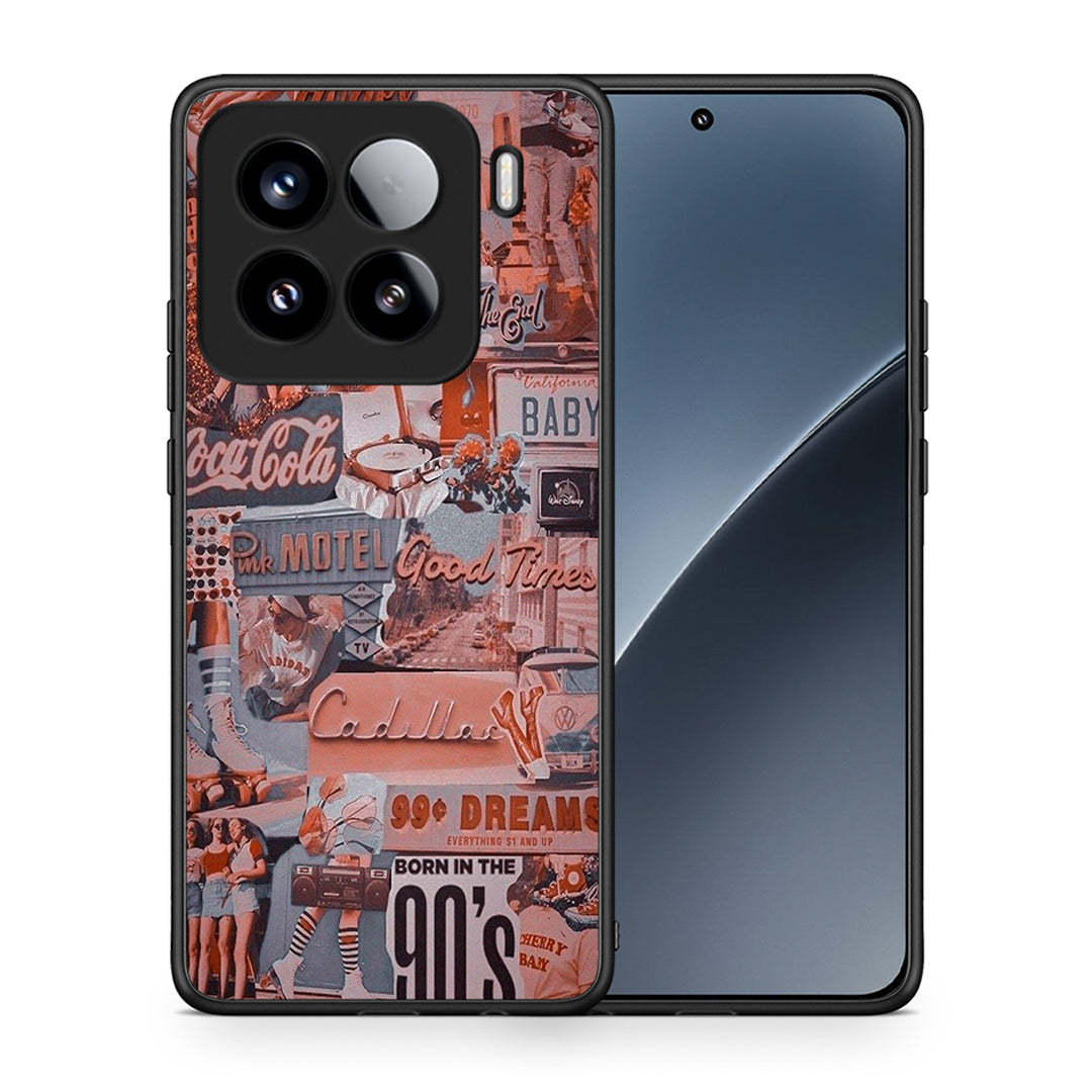 Θήκη Xiaomi 15 Born In 90s από τη Smartfits με σχέδιο στο πίσω μέρος και μαύρο περίβλημα | Xiaomi 15 Born In 90s case with colorful back and black bezels