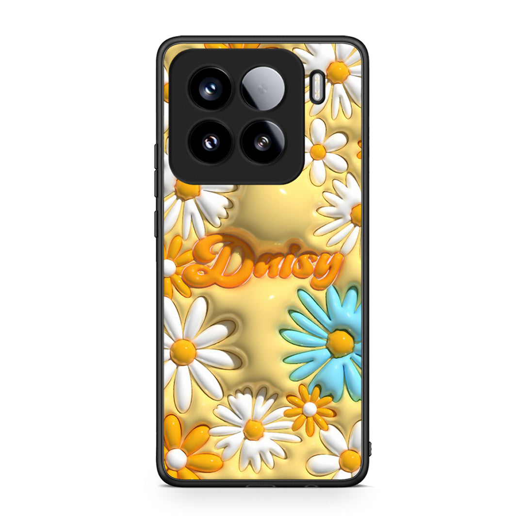 Xiaomi 15 Bubble Daisies θήκη από τη Smartfits με σχέδιο στο πίσω μέρος και μαύρο περίβλημα | Smartphone case with colorful back and black bezels by Smartfits
