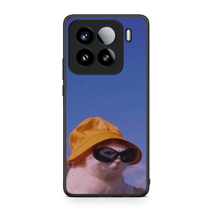 Xiaomi 15 Cat Diva θήκη από τη Smartfits με σχέδιο στο πίσω μέρος και μαύρο περίβλημα | Smartphone case with colorful back and black bezels by Smartfits