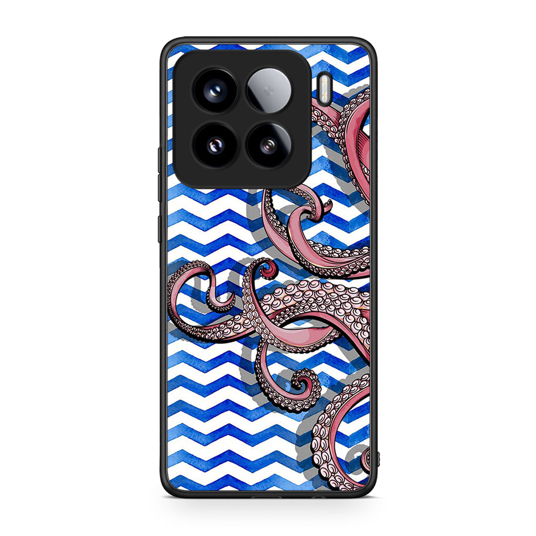 Xiaomi 15 Chevron Devilfish θήκη από τη Smartfits με σχέδιο στο πίσω μέρος και μαύρο περίβλημα | Smartphone case with colorful back and black bezels by Smartfits
