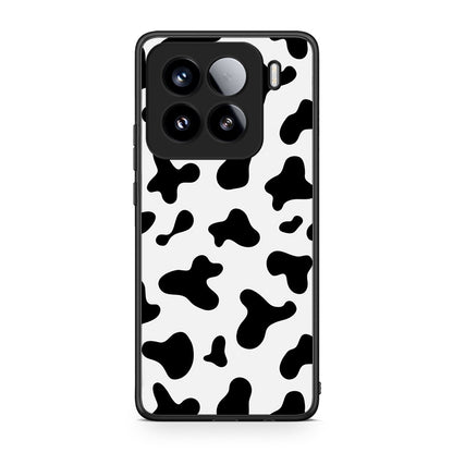 Xiaomi 15 Cow Print θήκη από τη Smartfits με σχέδιο στο πίσω μέρος και μαύρο περίβλημα | Smartphone case with colorful back and black bezels by Smartfits