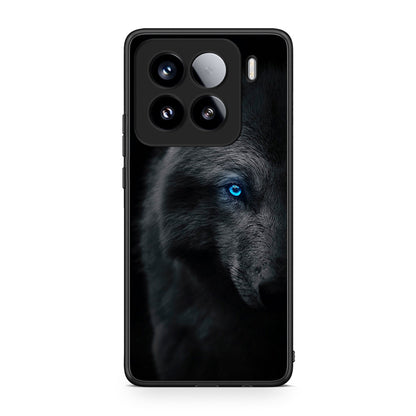 Xiaomi 15 Dark Wolf θήκη από τη Smartfits με σχέδιο στο πίσω μέρος και μαύρο περίβλημα | Smartphone case with colorful back and black bezels by Smartfits