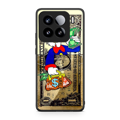 Xiaomi 15 Duck Money Θήκη από τη Smartfits με σχέδιο στο πίσω μέρος και μαύρο περίβλημα | Smartphone case with colorful back and black bezels by Smartfits