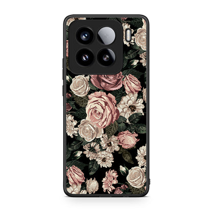 4 - Xiaomi 15 Wild Roses Flower case, cover, bumper