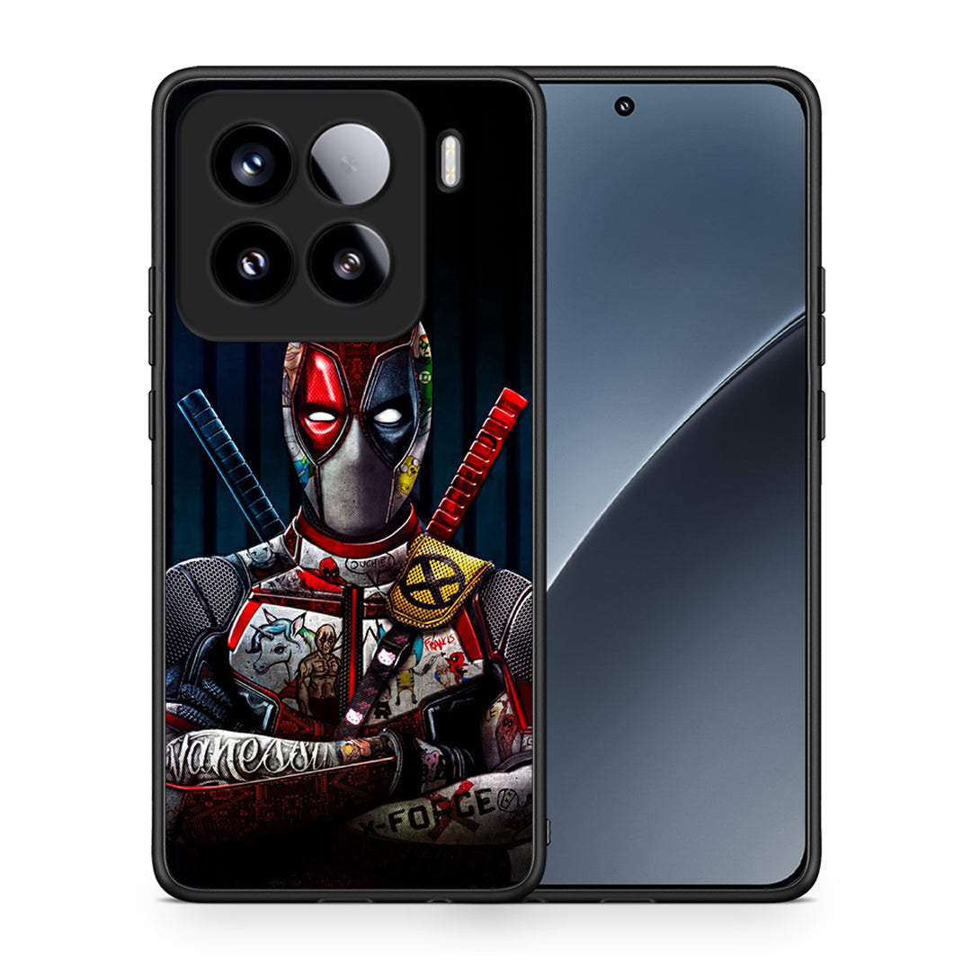 Θήκη Xiaomi 15 Funny Guy από τη Smartfits με σχέδιο στο πίσω μέρος και μαύρο περίβλημα | Xiaomi 15 Funny Guy case with colorful back and black bezels