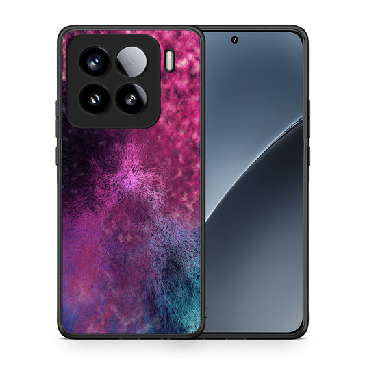 Θήκη Xiaomi 15 Aurora Galaxy από τη Smartfits με σχέδιο στο πίσω μέρος και μαύρο περίβλημα | Xiaomi 15 Aurora Galaxy case with colorful back and black bezels