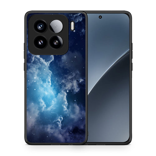 Θήκη Xiaomi 15 Blue Sky Galaxy από τη Smartfits με σχέδιο στο πίσω μέρος και μαύρο περίβλημα | Xiaomi 15 Blue Sky Galaxy case with colorful back and black bezels