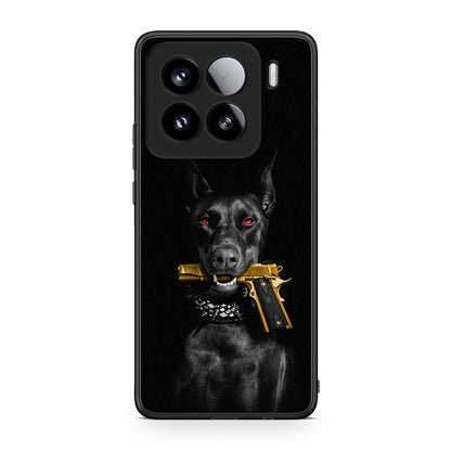 Xiaomi 15 Golden Gun Θήκη Αγίου Βαλεντίνου από τη Smartfits με σχέδιο στο πίσω μέρος και μαύρο περίβλημα | Smartphone case with colorful back and black bezels by Smartfits