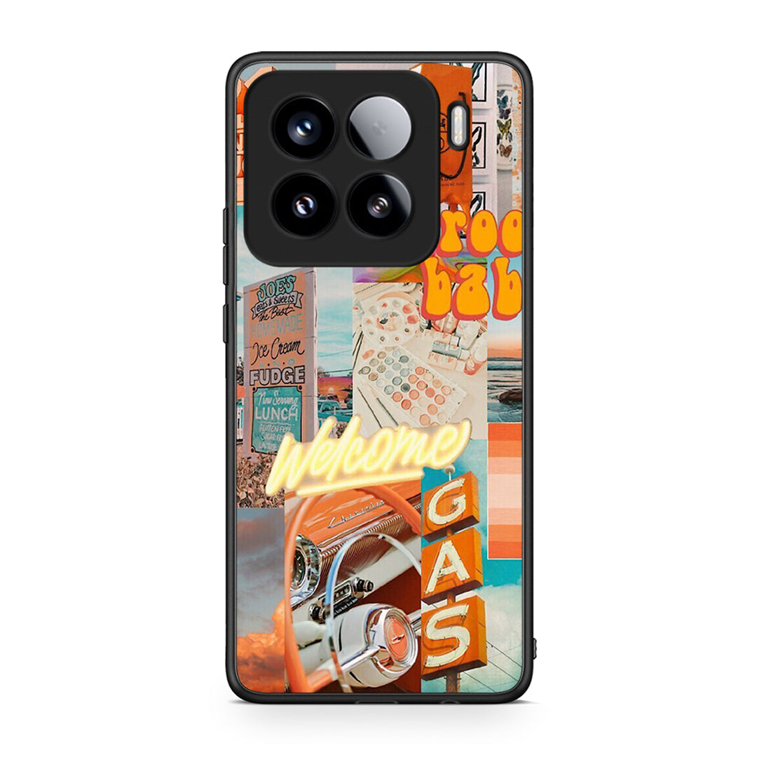 Xiaomi 15 Groovy Babe Θήκη Αγίου Βαλεντίνου από τη Smartfits με σχέδιο στο πίσω μέρος και μαύρο περίβλημα | Smartphone case with colorful back and black bezels by Smartfits