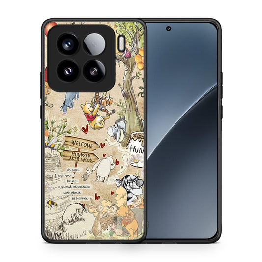 Θήκη Xiaomi 15 Happy Friends από τη Smartfits με σχέδιο στο πίσω μέρος και μαύρο περίβλημα | Xiaomi 15 Happy Friends case with colorful back and black bezels