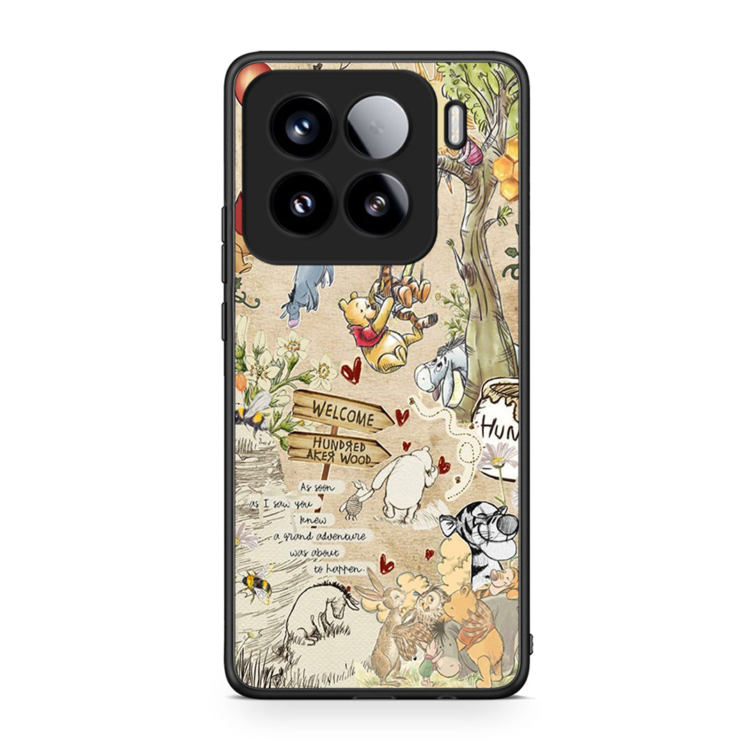 Xiaomi 15 Happy Friends θήκη από τη Smartfits με σχέδιο στο πίσω μέρος και μαύρο περίβλημα | Smartphone case with colorful back and black bezels by Smartfits