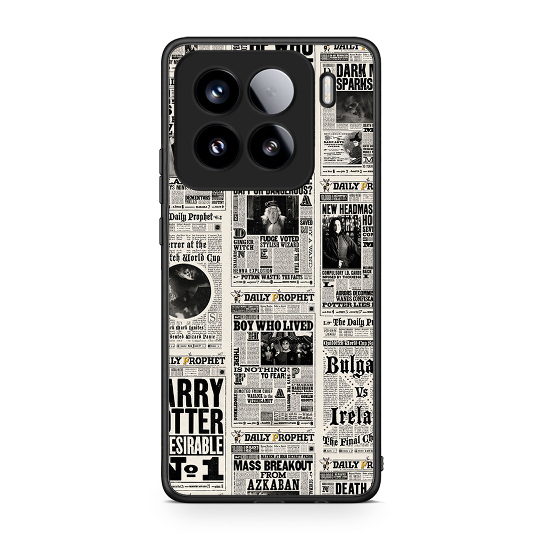 Xiaomi 15 Harry Paper θήκη από τη Smartfits με σχέδιο στο πίσω μέρος και μαύρο περίβλημα | Smartphone case with colorful back and black bezels by Smartfits