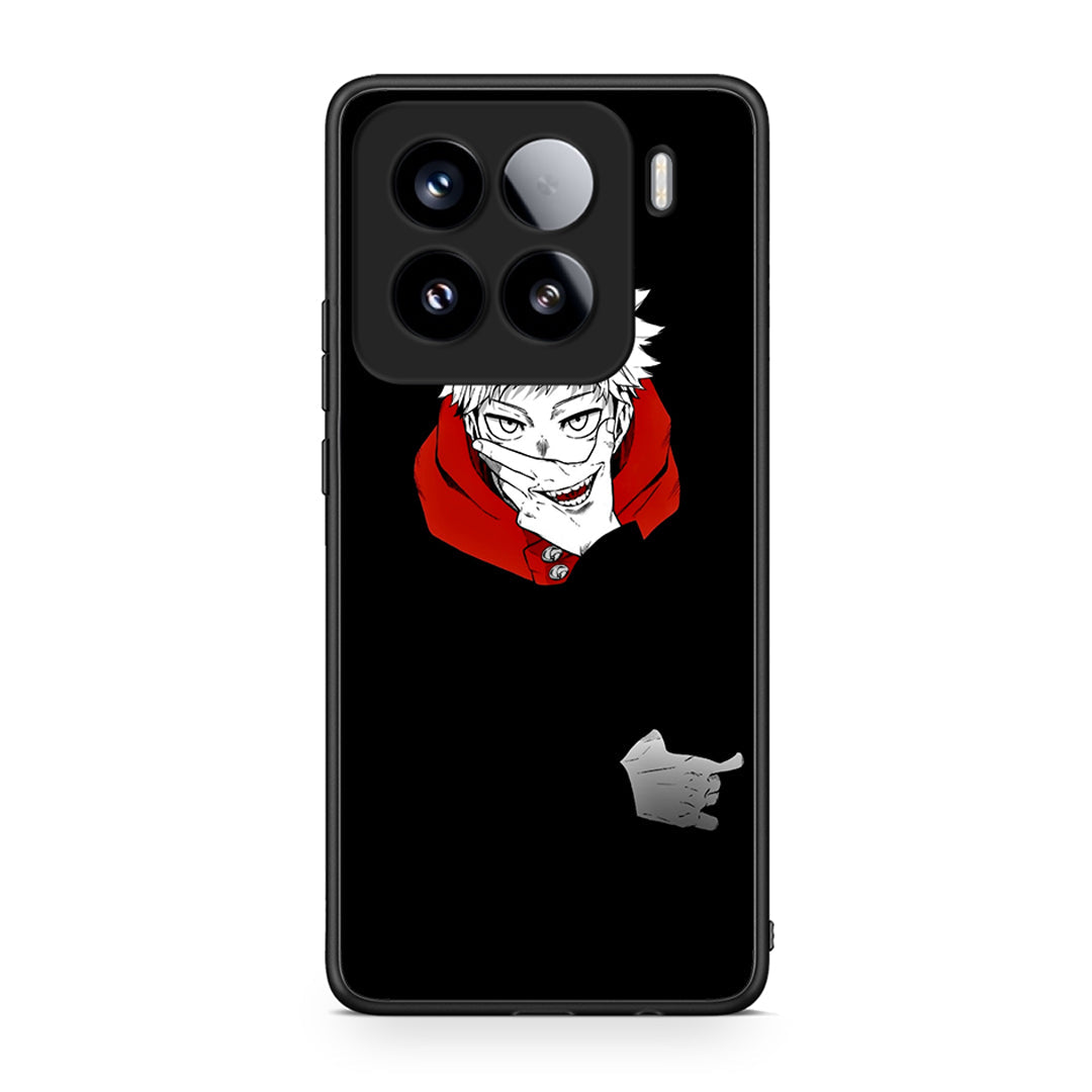 Xiaomi 15 Itadori Anime θήκη από τη Smartfits με σχέδιο στο πίσω μέρος και μαύρο περίβλημα | Smartphone case with colorful back and black bezels by Smartfits