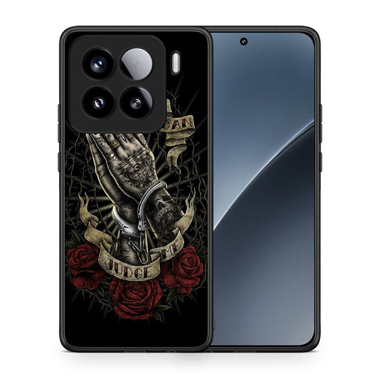 Θήκη Xiaomi 15 Judge By God από τη Smartfits με σχέδιο στο πίσω μέρος και μαύρο περίβλημα | Xiaomi 15 Judge By God case with colorful back and black bezels
